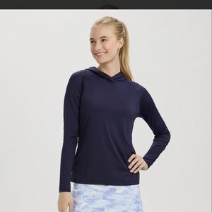 Renwick Performance Hoodie In Navy